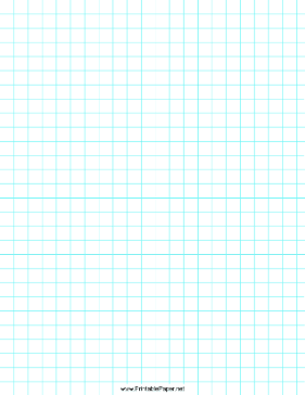 Graph Paper Letter 1 Line Per 10mm Paper