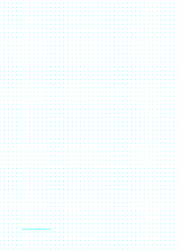 Printable Dot Paper with 5mm spacing on A4-sized paper