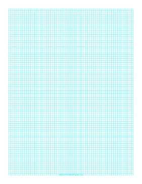 Printable Graph Paper with one line every 3 mm on A4 paper
