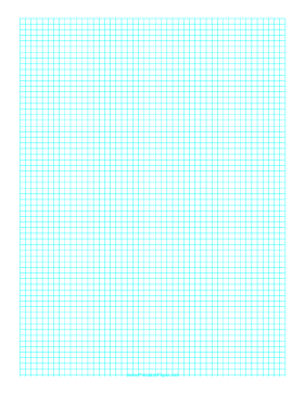 Printable Graph Paper with one line every 4 mm on A4 paper