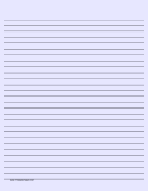 Printable Lined Paper Large Lined Paper, 3 Lined Paper, School Lined Paper  -  Singapore