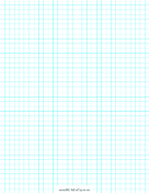 Graph Paper Letter 1 Line Per 7mm paper