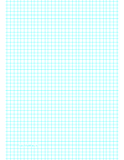 Graph Paper with four lines per inch on A4-sized paper paper